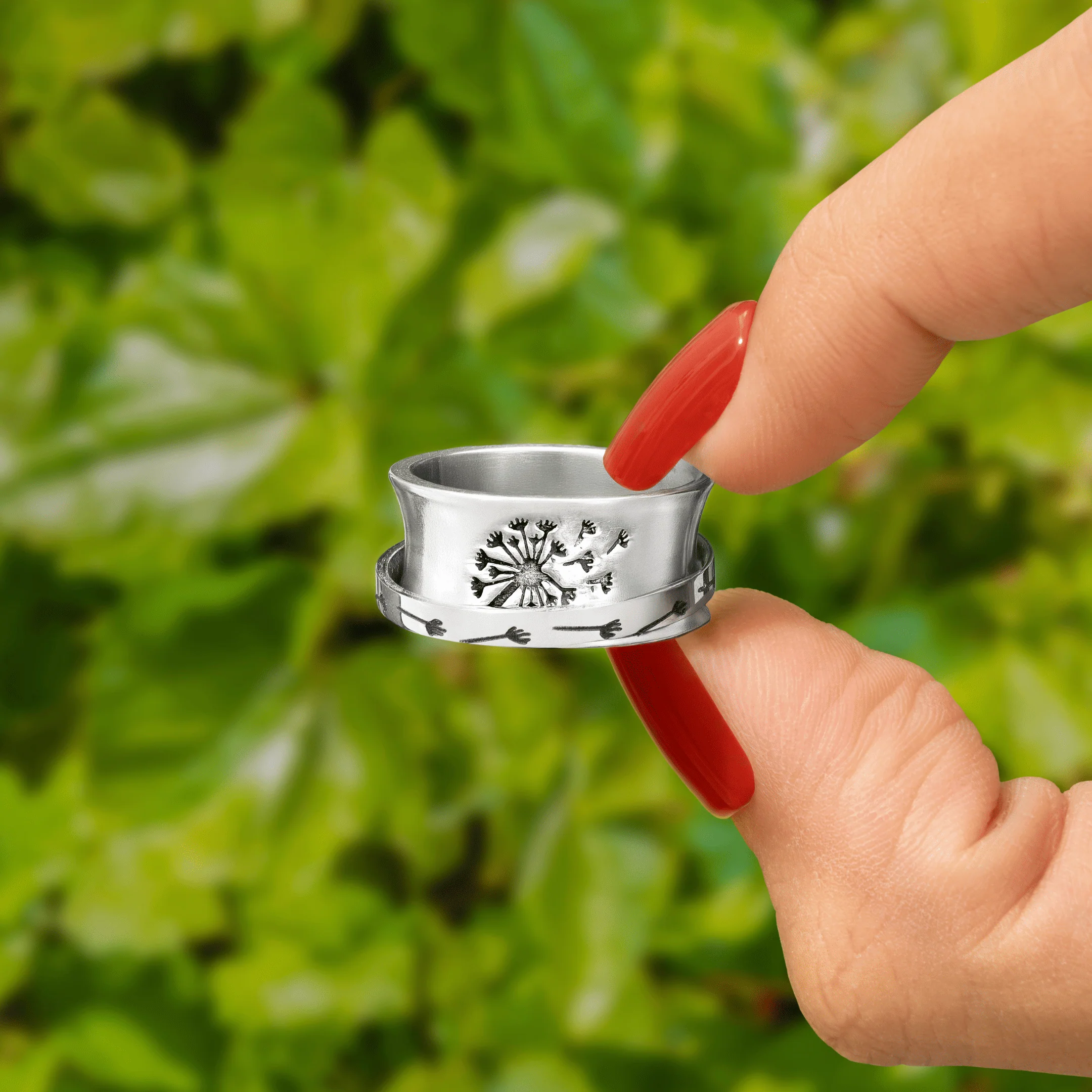 Dandelion Fidget Ring - Image 3