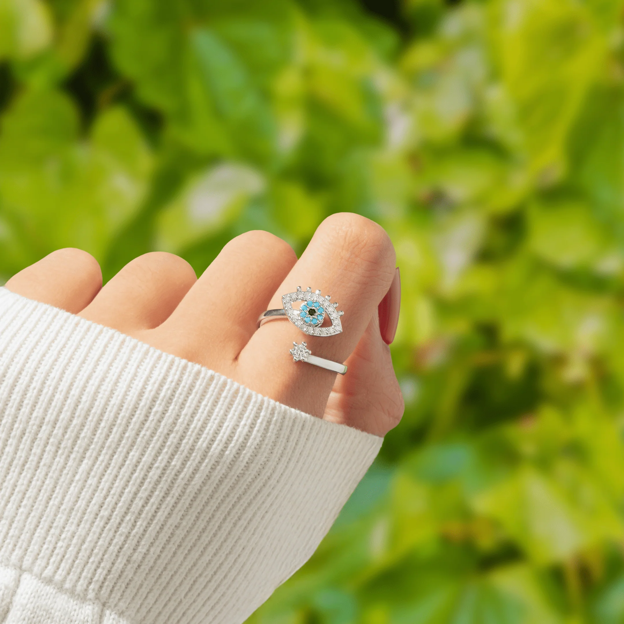 Evil Eye Fidget Ring - Image 2