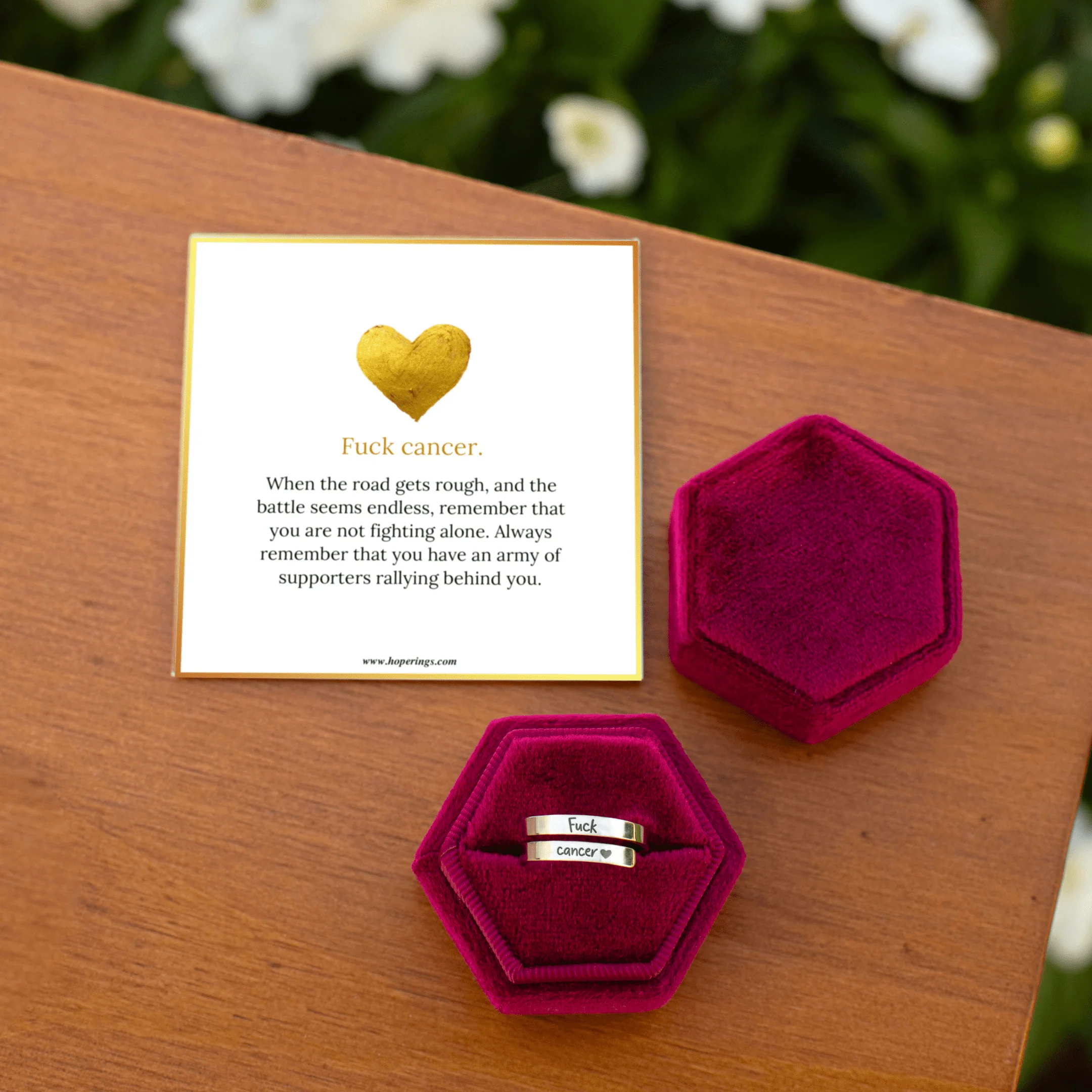 F♡ck Cancer Ring - Image 4