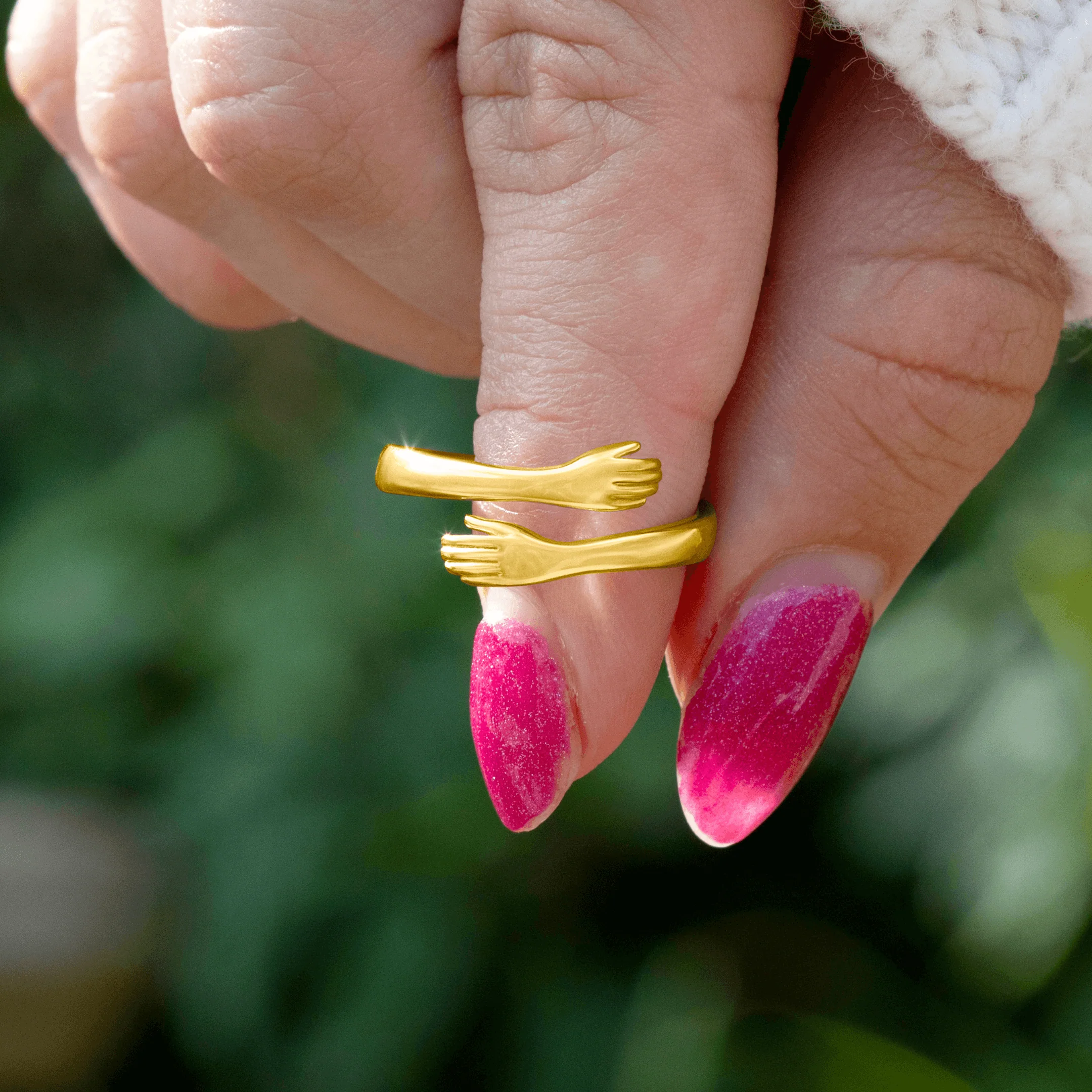 Gold Hug From Heaven Ring - Image 5