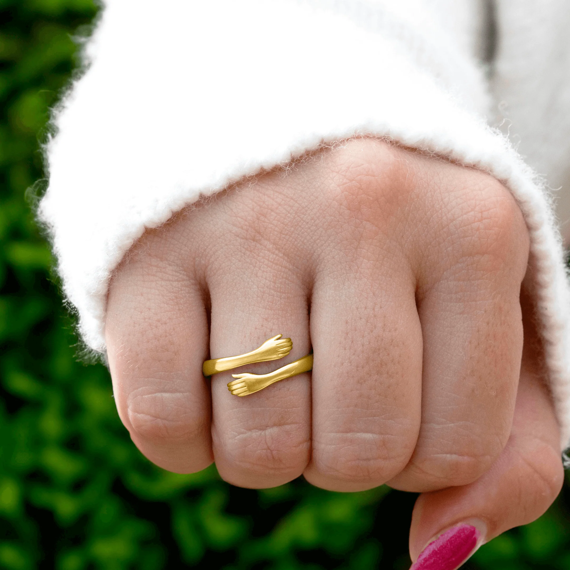Gold Hug From Heaven Ring - Image 8