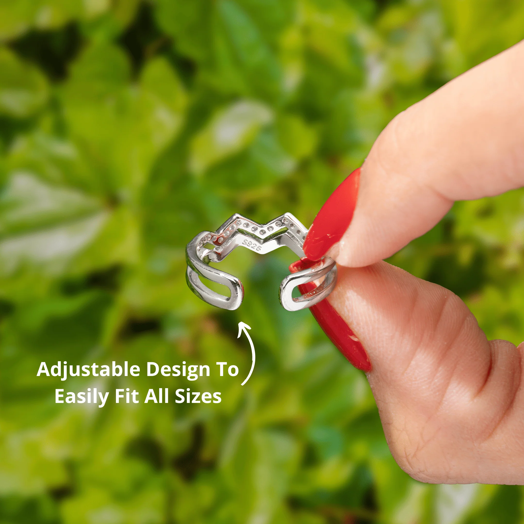To My Granddaughter - Highs & Lows Ring - Image 3