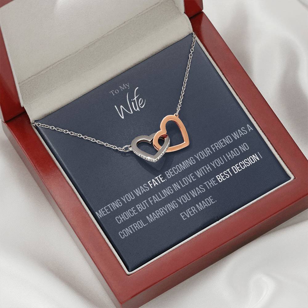 Interlocking Love™ Necklace To My Wife - Image 4