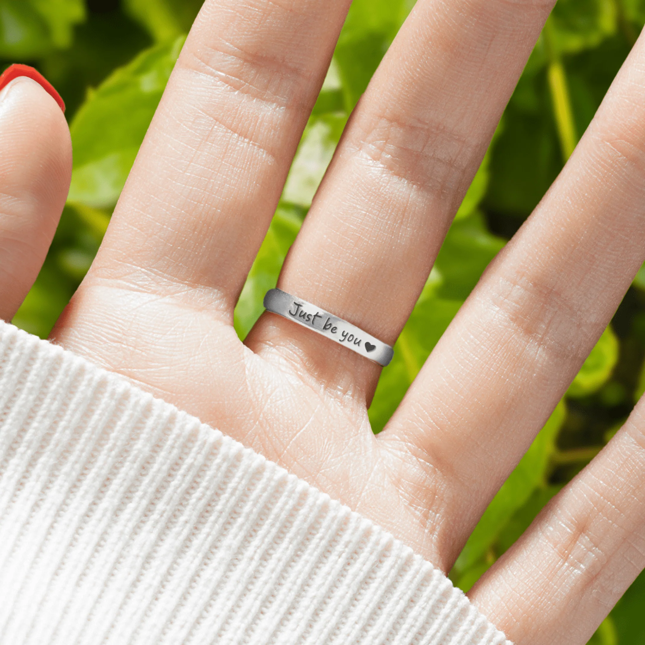 Just Be You Butterfly Ring - Image 3