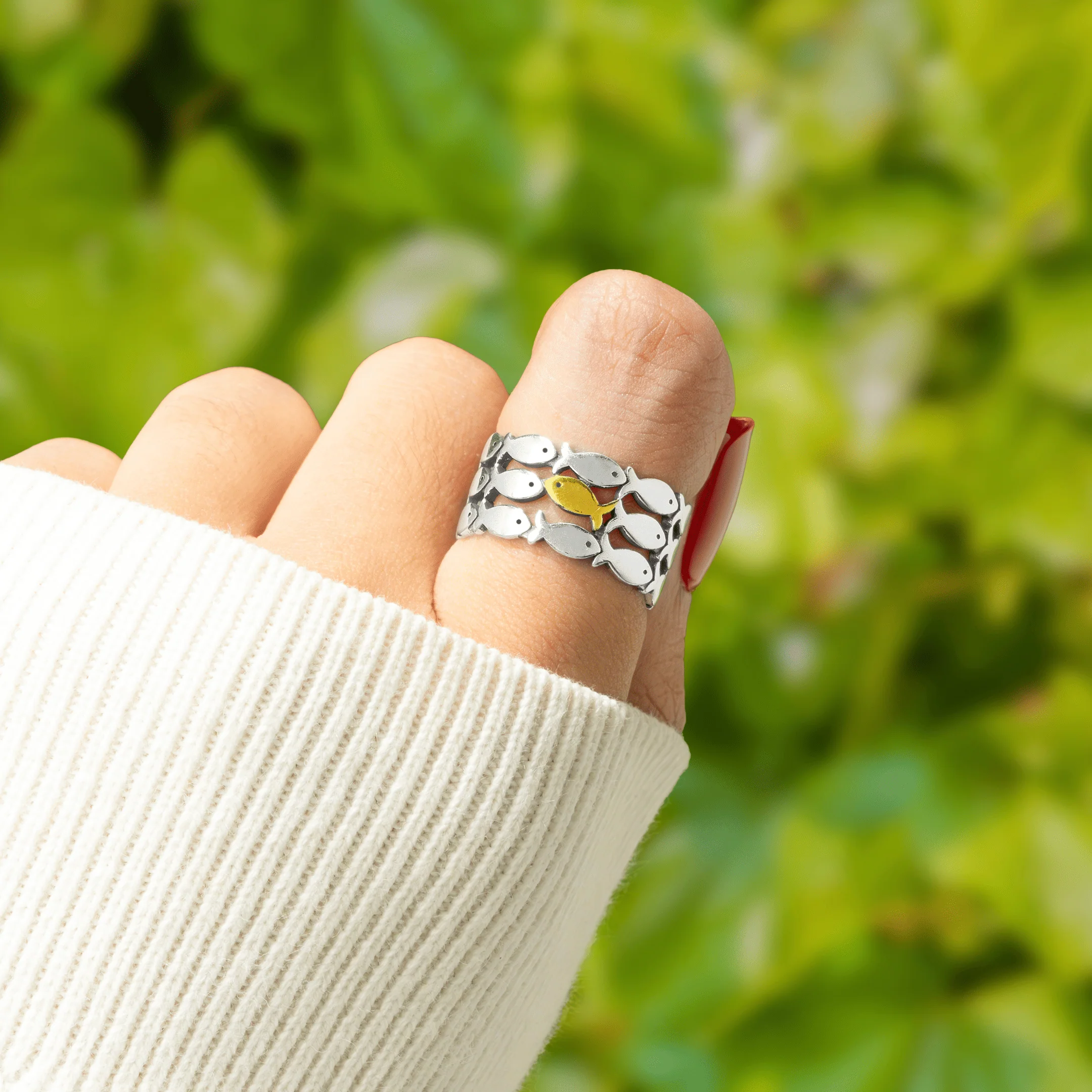 Swim Against The Current Ring - Image 2