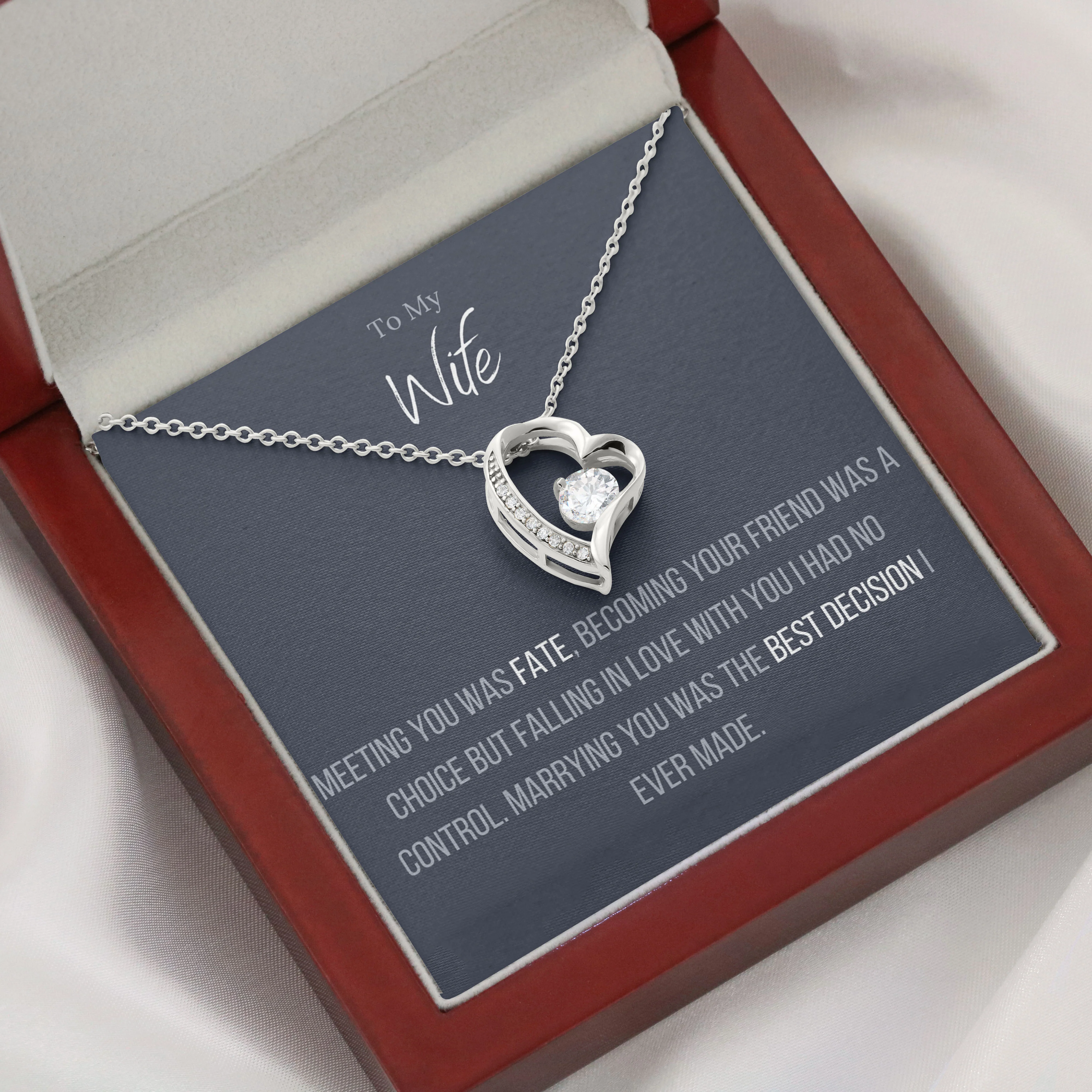 The Forever Love™ Necklace To My Wife - Image 4