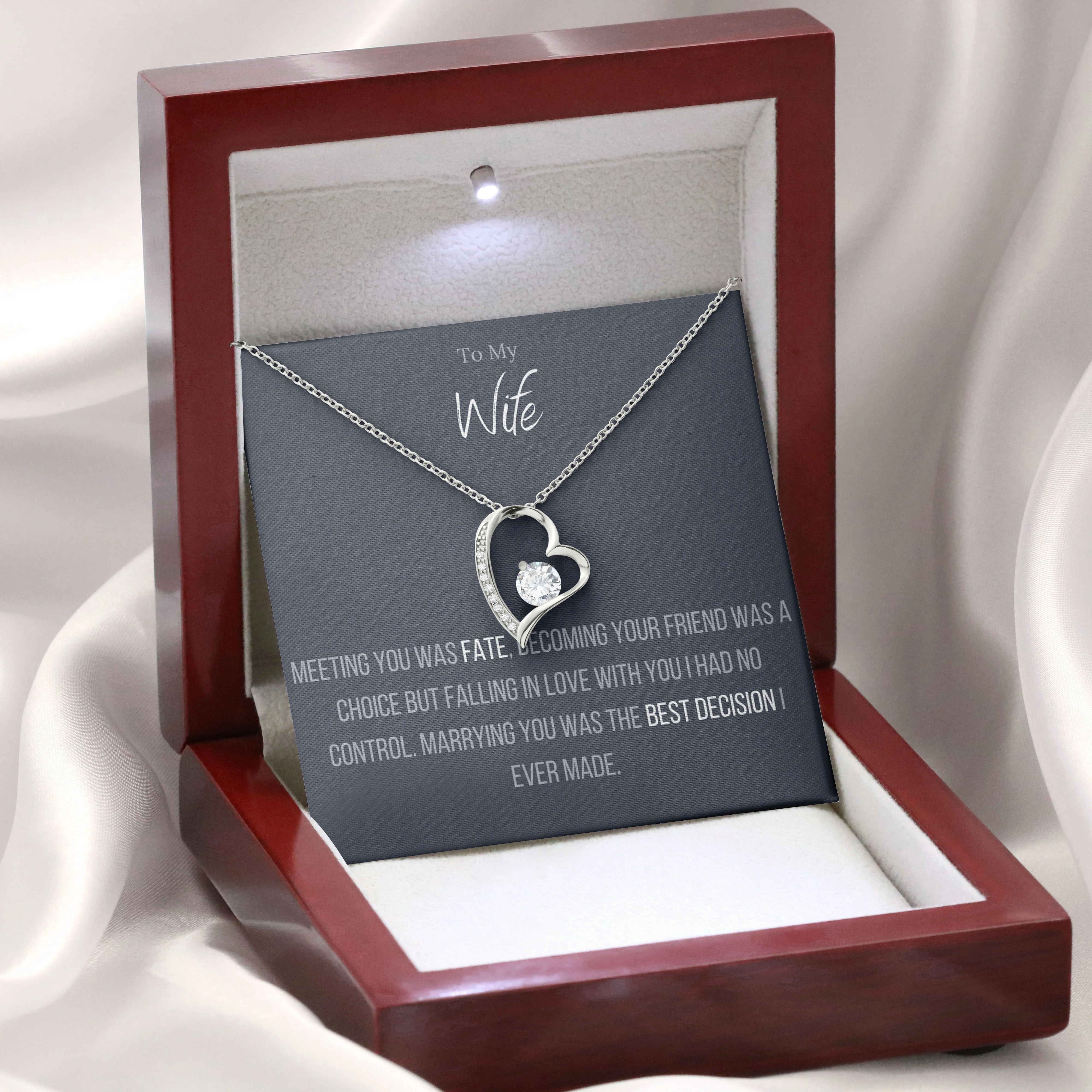 The Forever Love™ Necklace To My Wife - Image 5