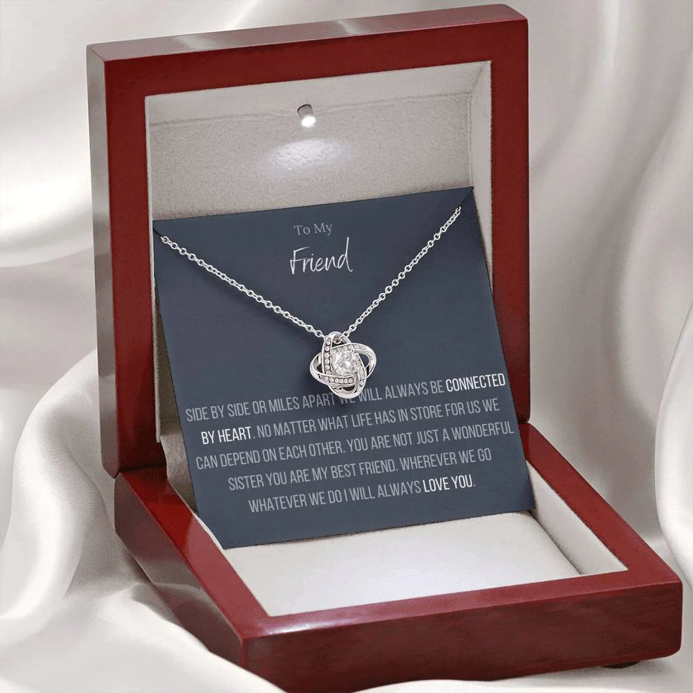 The Infinity Love Knot Necklace™ To My Friend - Image 5