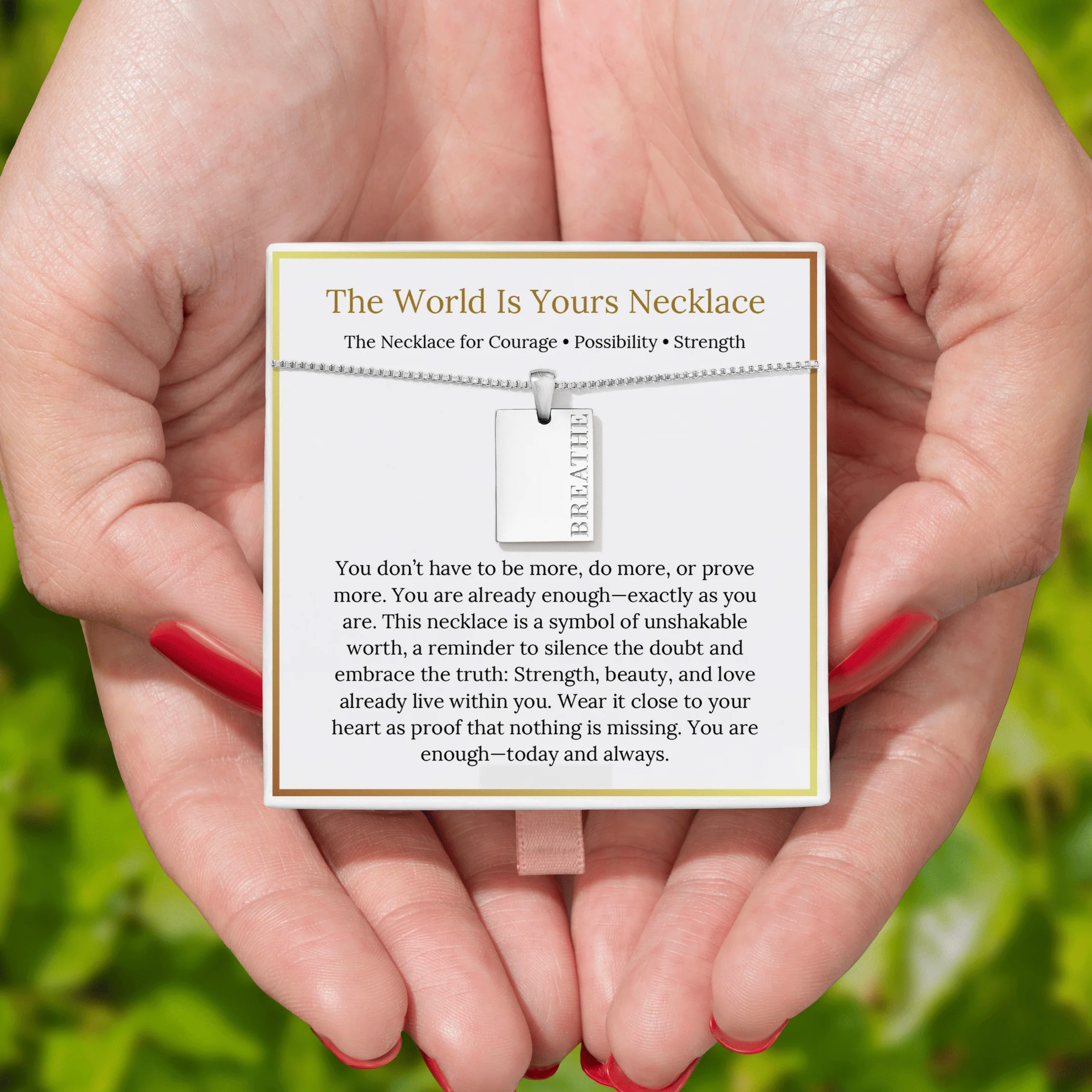 The World Is Yours Necklace - Image 3