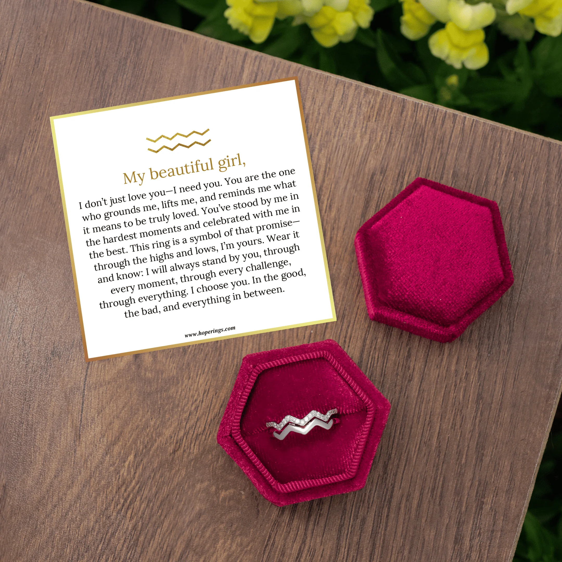 To My Girl - Highs & Lows Ring - Image 4
