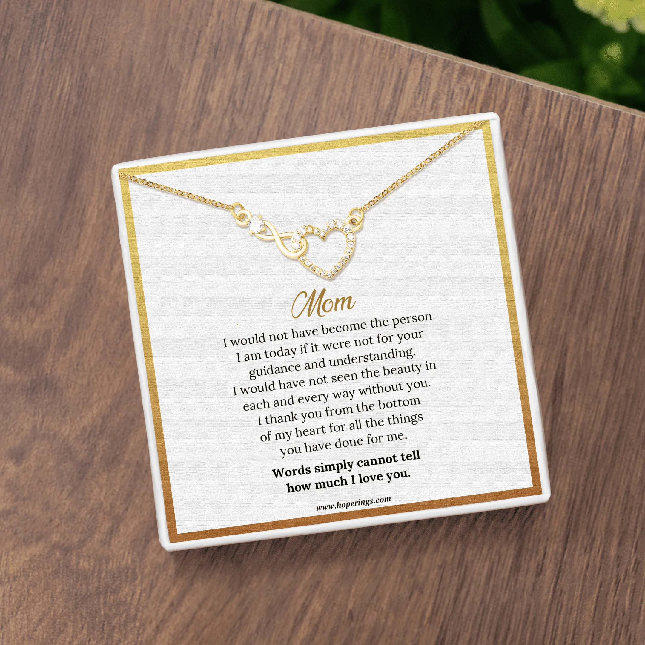 To My Mom - Forever Love Necklace - Image 4