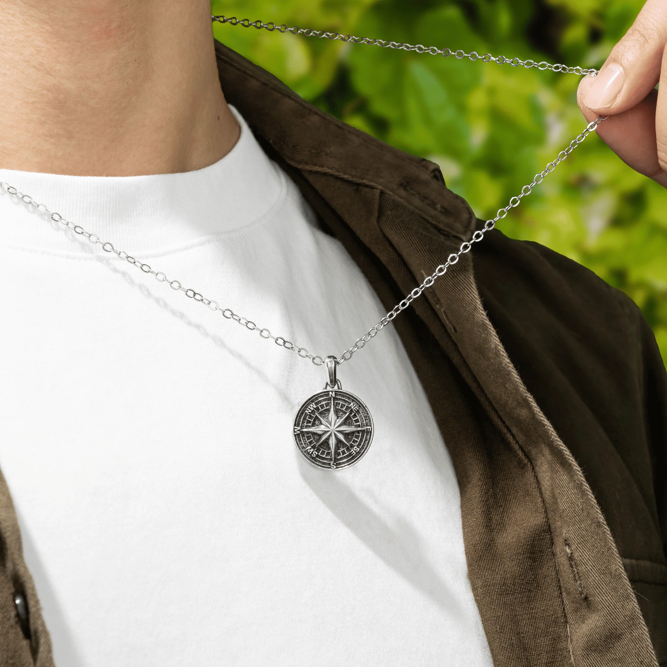 To The Graduate - Compass Necklace - Image 4