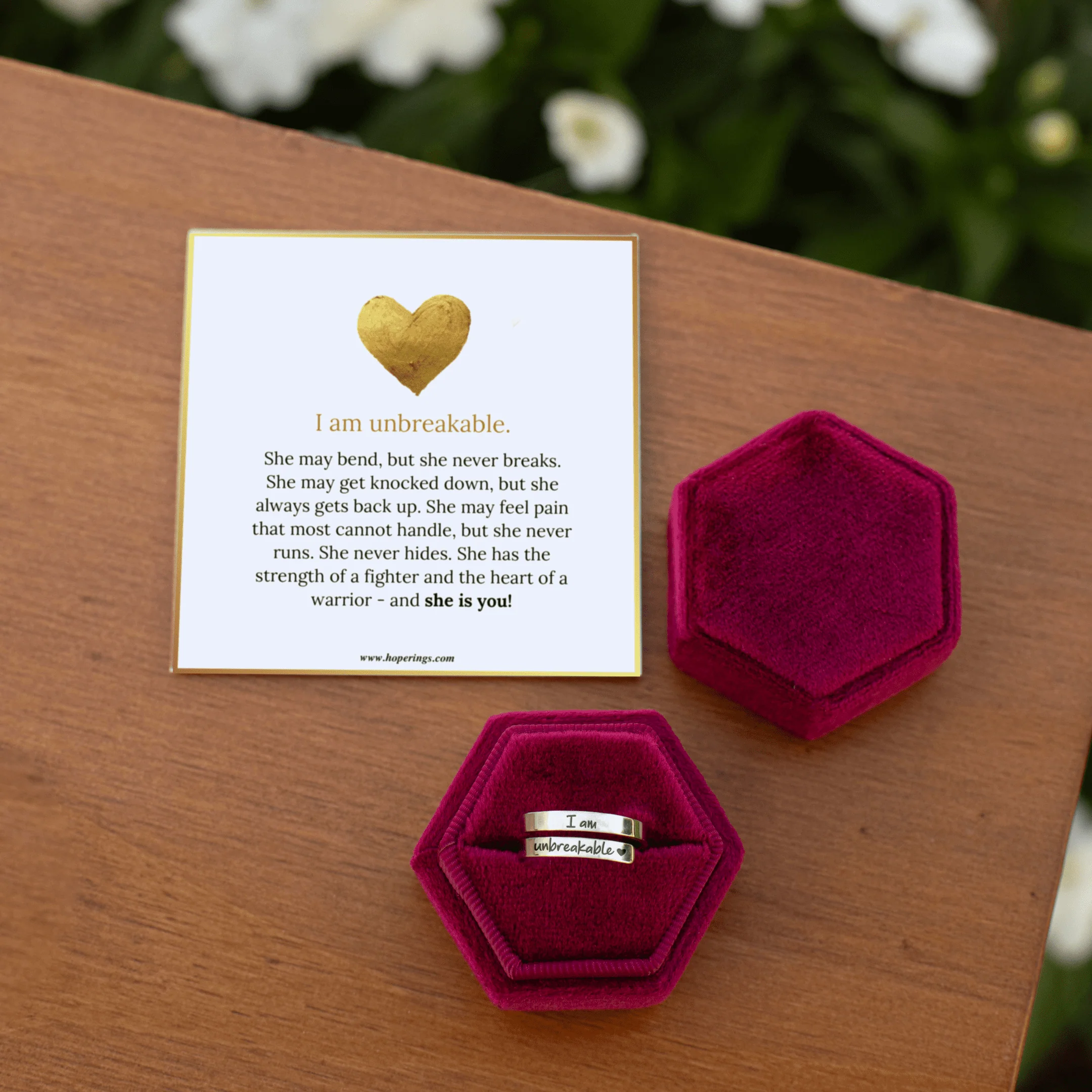 I Am Unbreakable Ring - Image 4