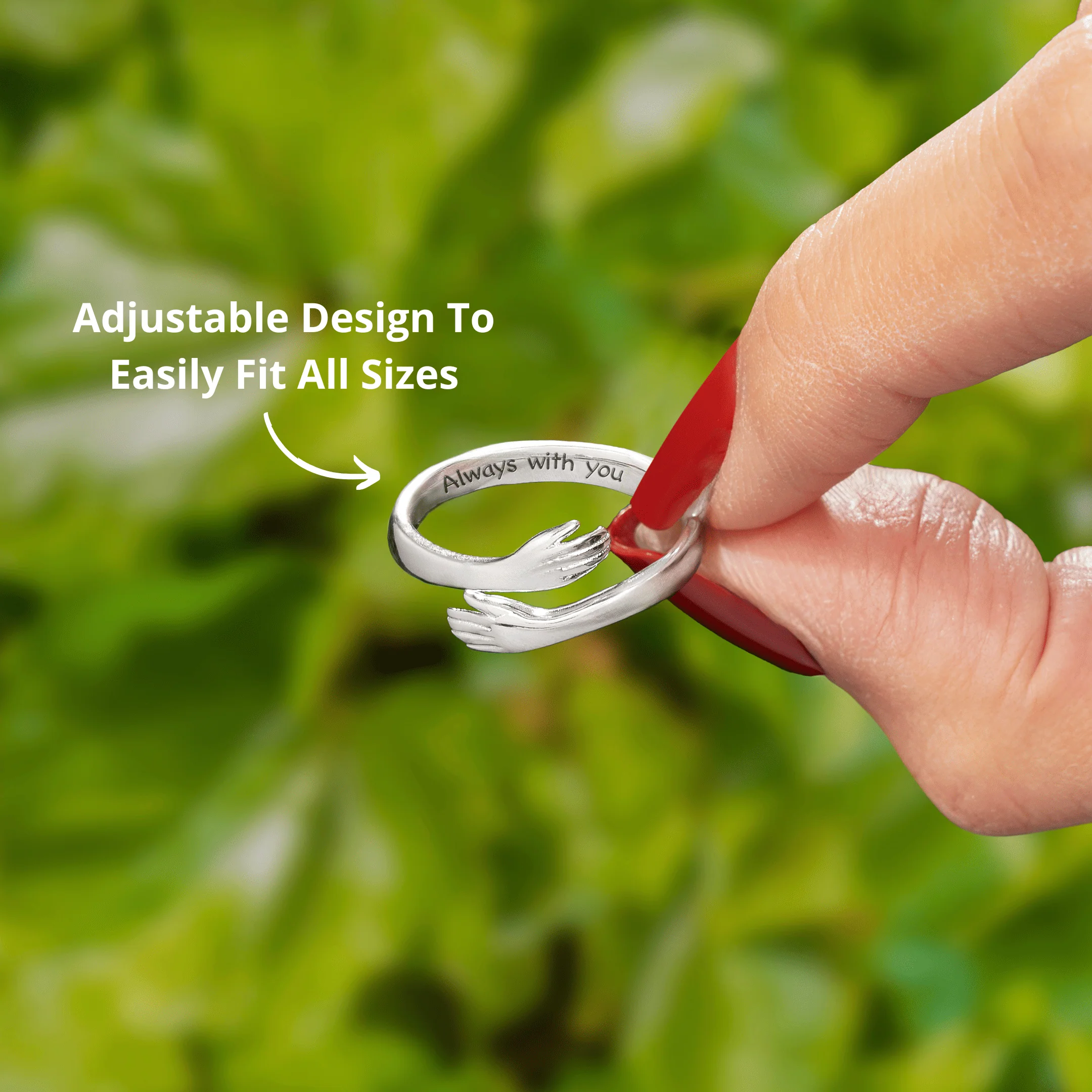 To My Wife - Hug Ring - Image 3